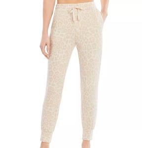 Splendid Leopard Print Jogger Pants